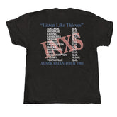 INXS - Listen Like Thieves Tour - Black Vintage T-shirt